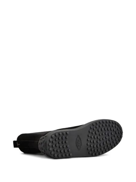 Botine chelsea Tod's din piele de căprioară negru