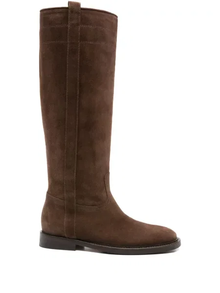 Велурени ботуши Anna F. кафяво