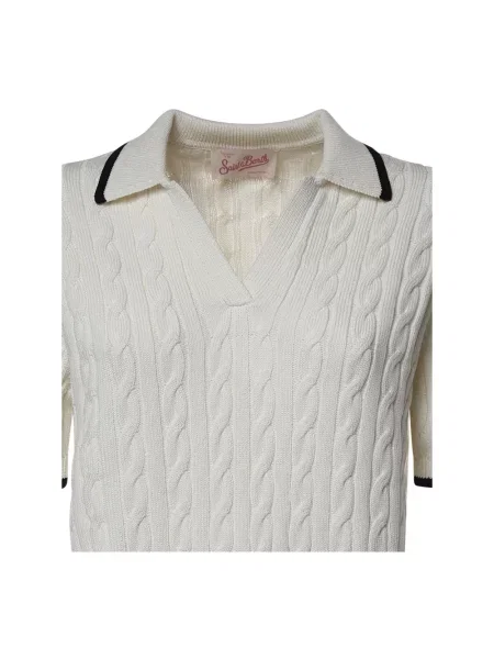 Sweter Mc2 Saint Barth biały