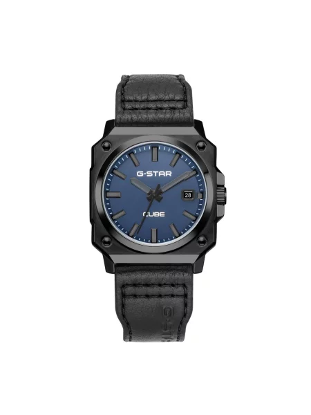 G-STAR Analogové hodinky Date watch Cube' černá