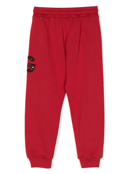 Spodnie dziecięce Dolce And Gabbana czerwone