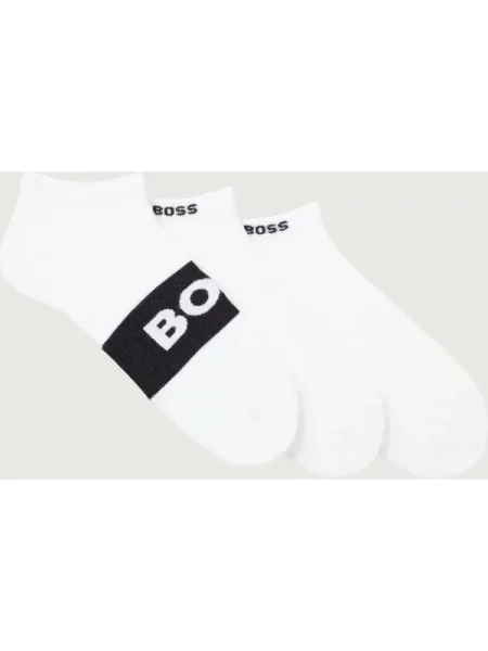 BOSS BLACK Șosete/tălpici 3 pack AS Logo CC alb