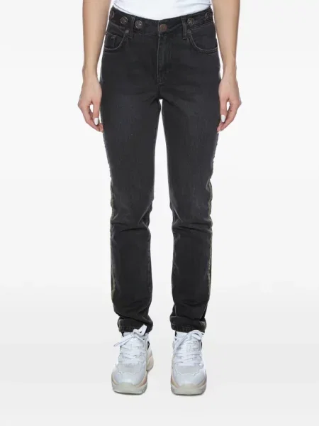 Blugi One Teaspoon cu dungi negru