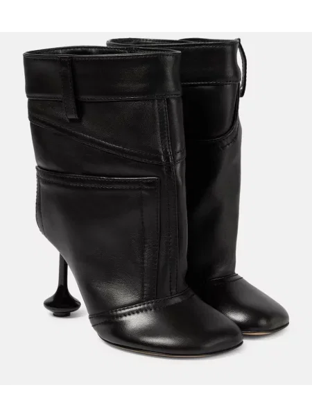 Cizme scurte Loewe din piele negru