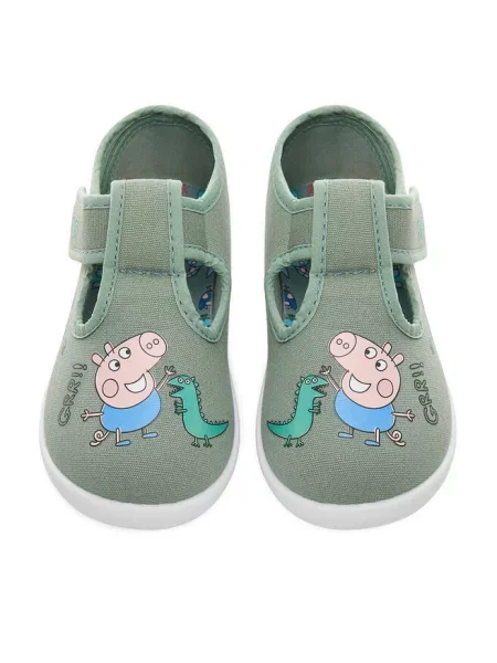 Kapcie Peppa Pig zielone