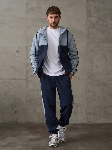 Костюмный спортивный костюм Issa Plus синий