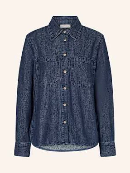 Yerse Bluzka Jeansowa blau granatowa