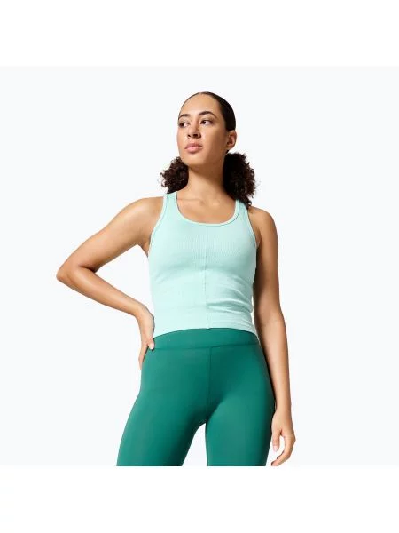 Tank top treningowy Casall Delight Scoop Neck mint pastel