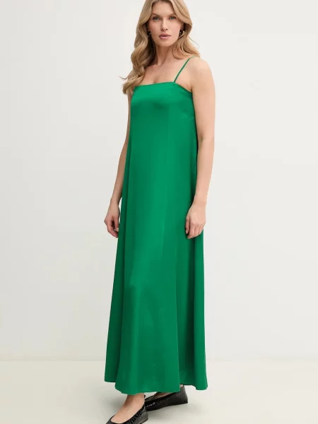 Marella sukienka Emme by Marella maxi rozkloszowana zielony