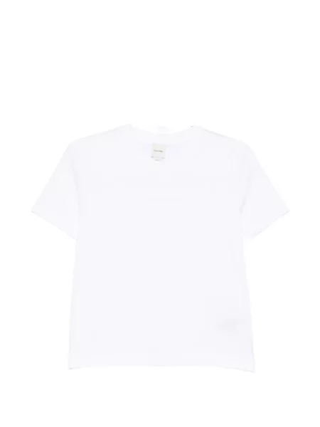 Tricou Calvin Klein cu broderie alb