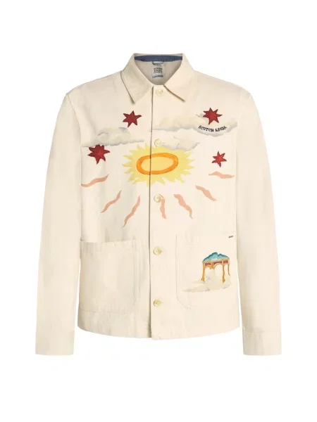 SCOTCH & SODA Cămașă mai multe culori / coajă de ou alb