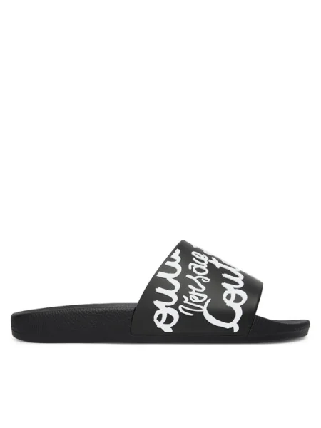 Papuci Versace Jeans Couture negru