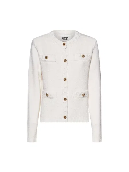 Kardigan Silvian Heach biały
