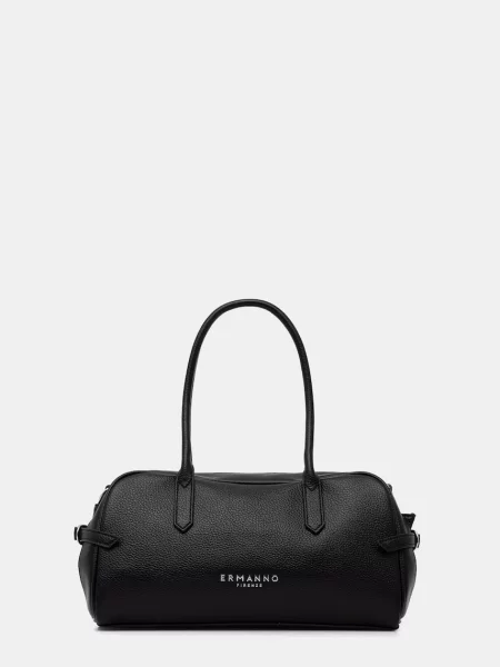 ERMANNO Firenze torebka z imitacji skóry czarna
