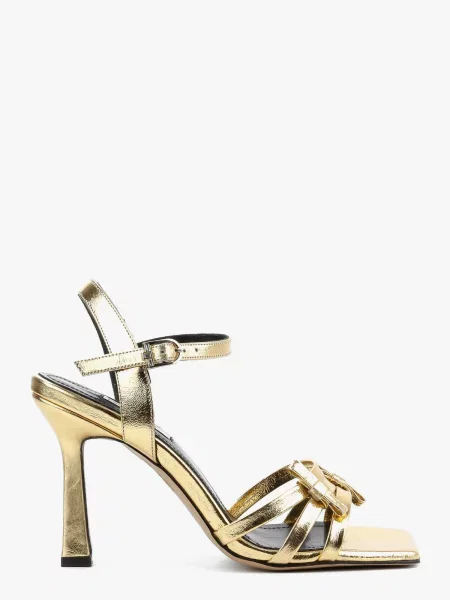 Шкіряні Босоніжки LeBERDES золотий