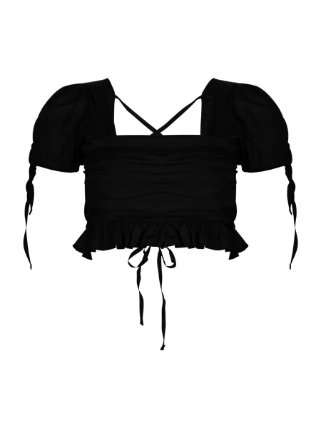 OW Collection Bluză BLANCE negru