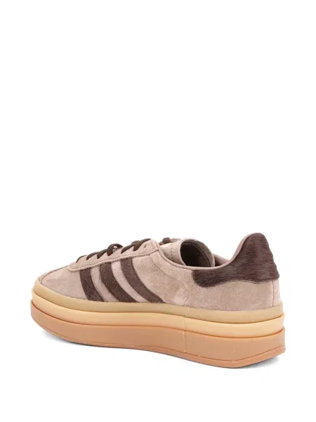 Top Adidas cu dungi cu broderie roșu