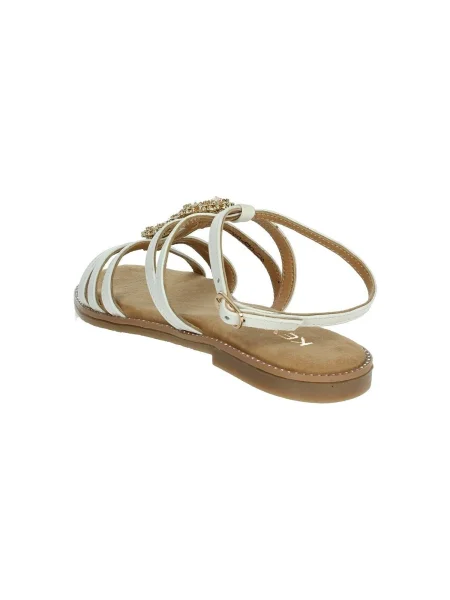 Pantofi Keys alb