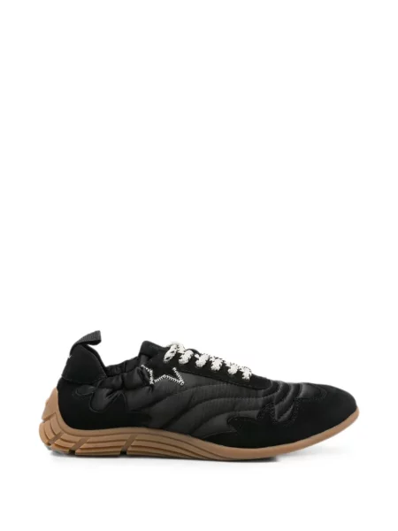 Sneakerși Ash cu șireturi din dantelă negru
