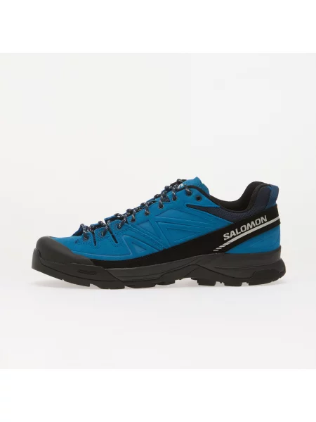 Sneakers Salomon X-Alp Leather Mykonos Blue/ Spellbound/ Black EUR 45 negru