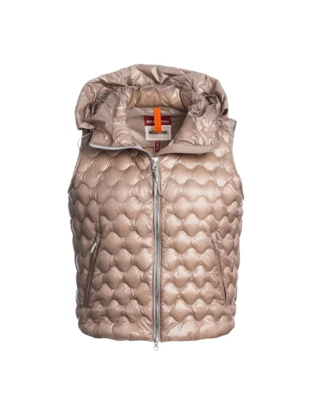 Kamizelka z kapturem Parajumpers z kapturem beżowa