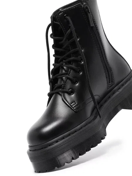 Auliniai batai Dr. Martens su platforma juoda
