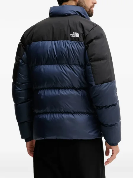 Geacă The North Face cu broderie albastru