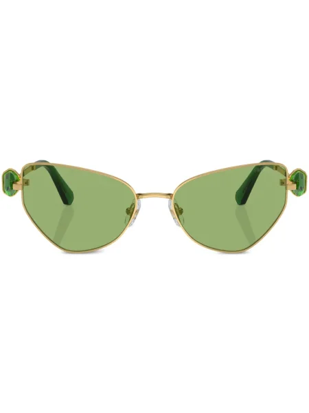 Ochelari de soare Swarovski de cristal verde