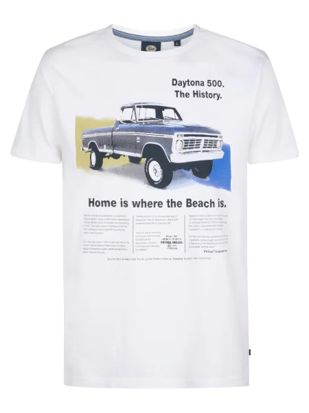 Petrol Industries Tricou alb