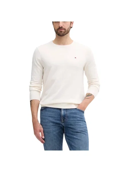 TOMMY HILFIGER Pulover Essential deschis bej