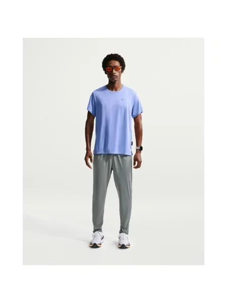 Długie spodnie Nike Miler Dri-FIT ściągacz jasnoszary S szare