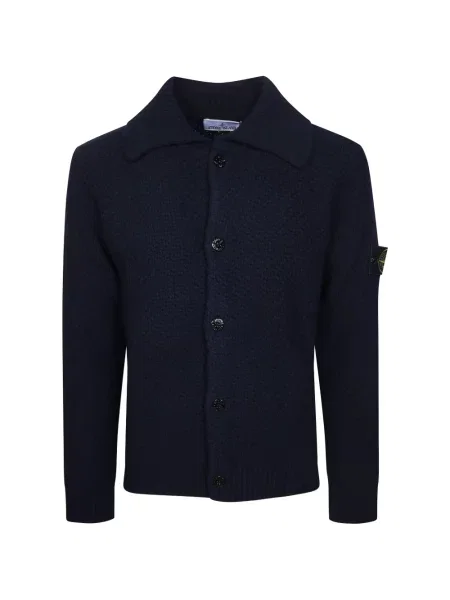 Sweter Stone Island z kamieniami niebieski