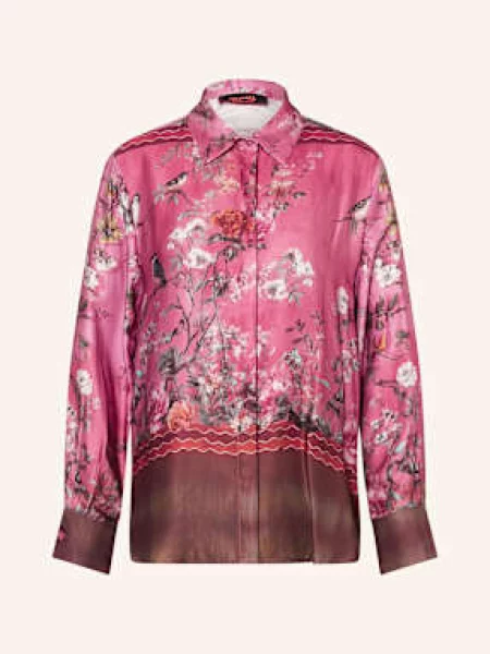 Miss Goodlife Koszula Z Satyny pink różowa