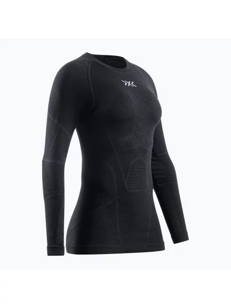 Дамска термо блуза с дълъг ръкав X-Bionic Symbio Merino Shirt opal black черно