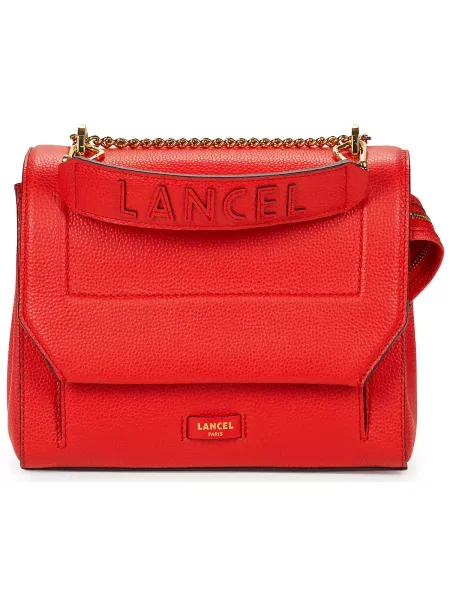 Crossbody torbica Lancel rdeča