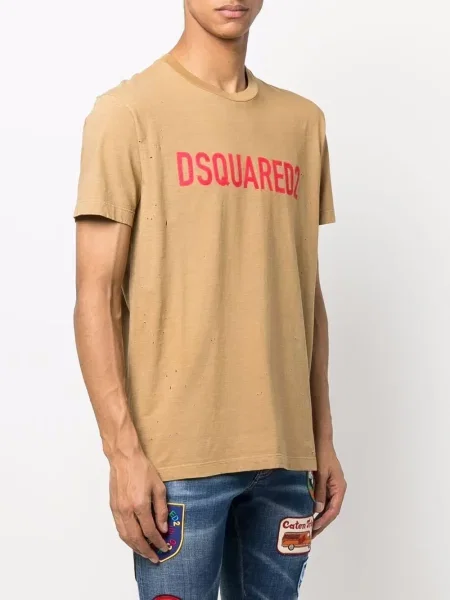 Krátké tričko Dsquared2 s potiskem