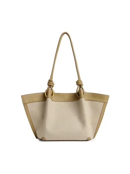 Shopperka Coccinelle skórzana biała