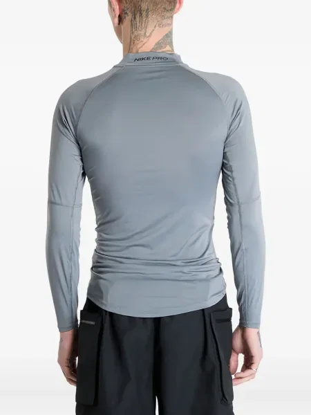 Top sport Nike din fleece plisat fără mâneci alb