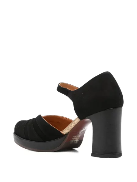 Pantofi cu toc Chie Mihara din piele de căprioară negru