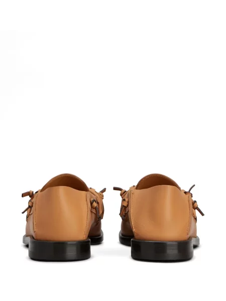 Pantofi loafer Tod's țesuți maro