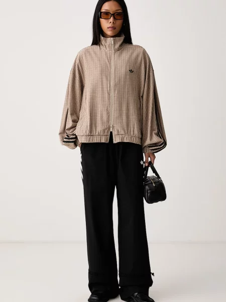 Adidas Originals teplákové nohavice dámske Micro Pleat Injection čierna