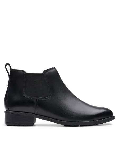 Боти тип челси Clarks черно