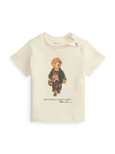 Polo Ralph Lauren tričko detské béžová