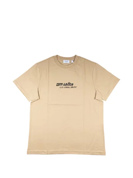 Tricou Off-white cu imagine alb