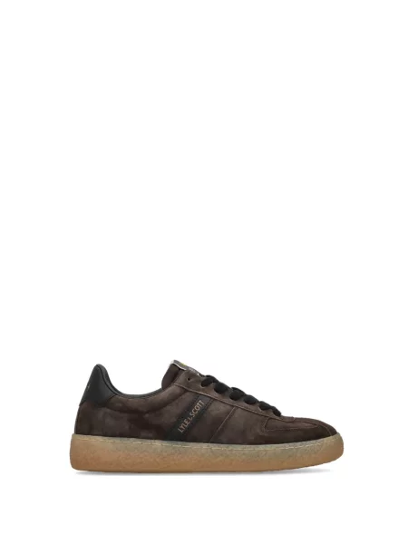 Sneakersy Lyle & Scott skórzane brązowe