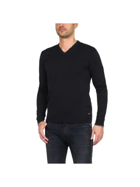 Sweter Replay czarny