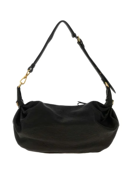 Geanta de piele Miu Miu din piele negru