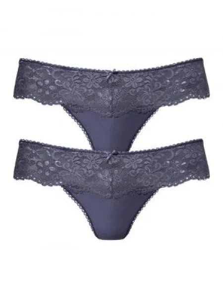 NUANCE Tanga fialkově modrá