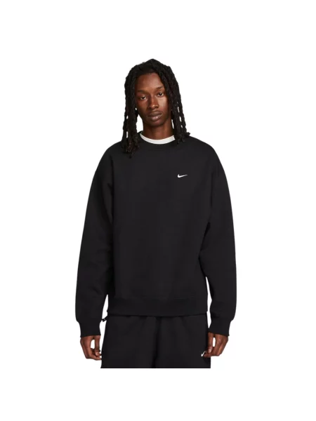 Bluza dresowa sportowa Solo Swoosh Fleece Crew biała
