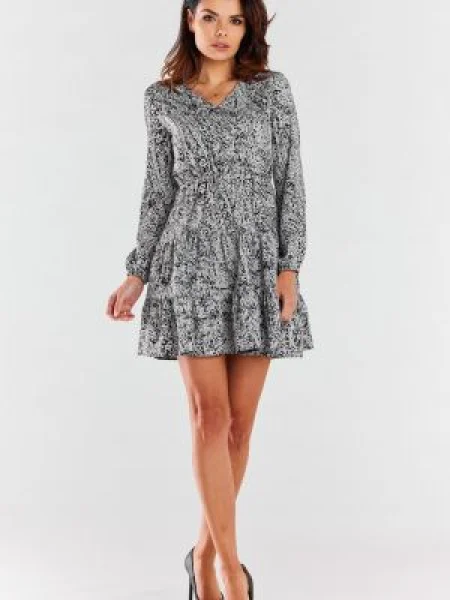 Mini obleka Awama črna